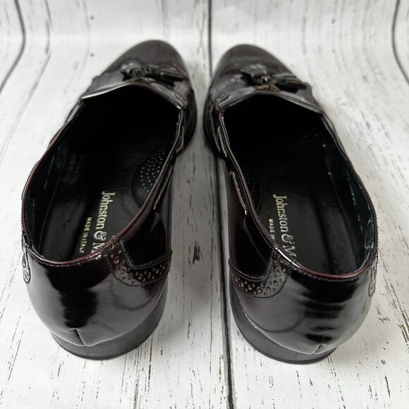 Johnston & Murphy Cordavan Tassel Wingtip Dress Loafers Mens Size 9 - Picture 9 of 11